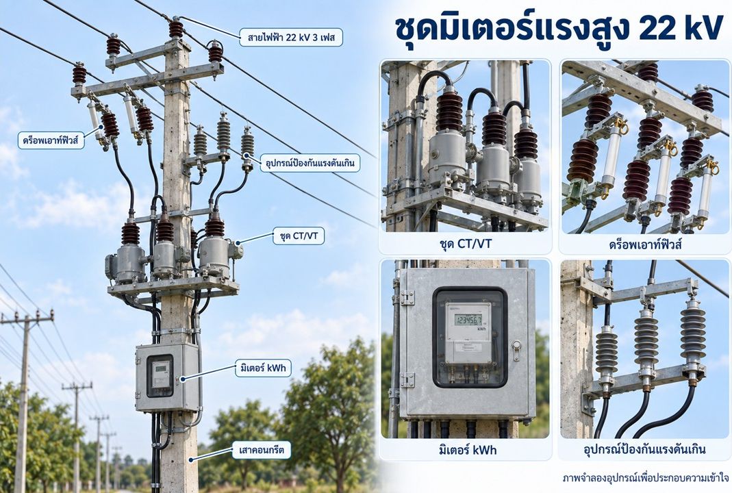 สายแรงสูงใต้ดิน
