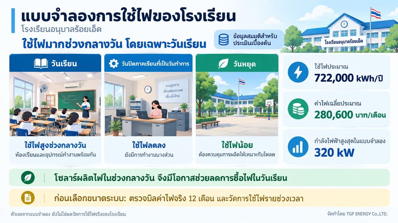 เลือกขนาดให้พอดีกับการใช้ไฟ